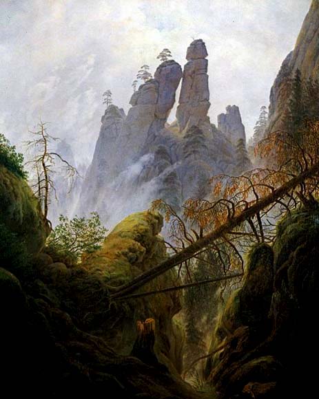 Caspar David Friedrich Rocky Ravine